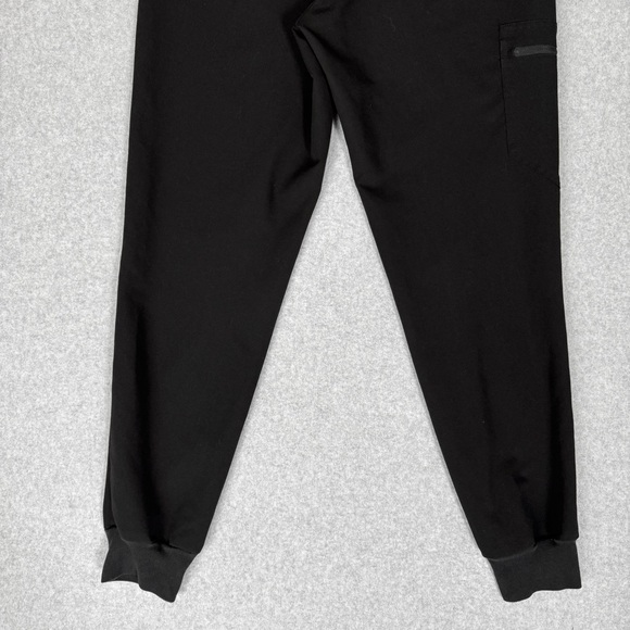 Figs Jogger Scrub Pants Womens Medium Black Zamora Medical Nurse Dental Health - Picture 7 of 14
